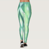 Pflanze Pastellfarben Leggings Pale (Rückseite)