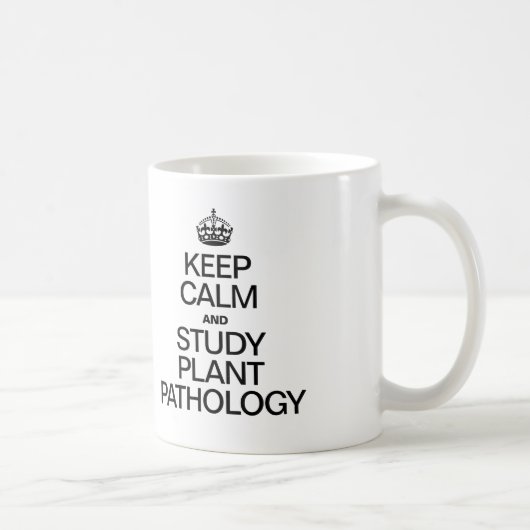 PFLANZE-PATHOLOGIE behalt CALM UND STUDY Kaffeetasse (Rechts)
