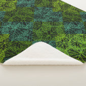 Pflanze pattern.11b Black BG Sherpadecke (3/4)
