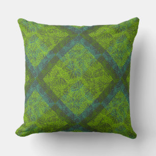Pflanze pattern.12c DGrey BG Kissen