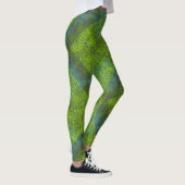 Pflanze pattern.12c DGrey BG Leggings (Rechts)