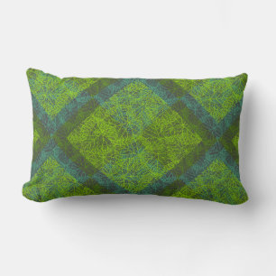 Pflanze pattern.12c DGrey BG Lendenkissen