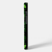 Pflanze pattern.14b Black BG Case-Mate iPhone Hülle (Rückseite / Links)