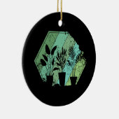 Pflanze - Pflanze Hauspflanze Keramik Ornament (Rechts)