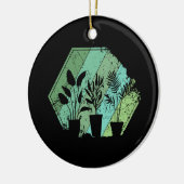 Pflanze - Pflanze Hauspflanze Keramik Ornament (Links)