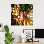 Pflanze Pitcher - Leinwand Art Printwerbung Poster (Heimbüro)