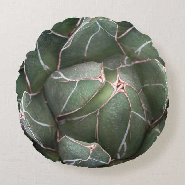 Pflanze Polster-Rundkissen Rundes Kissen (Vorderseite)