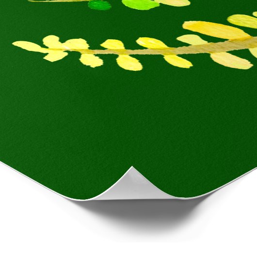 Pflanze Poster (Ecke)