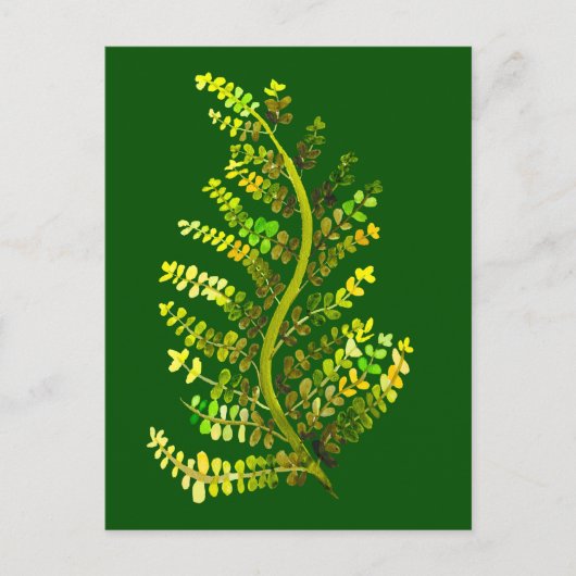 Pflanze Postkarte (Vorderseite)