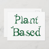 Pflanze Postkarte (Vorne/Hinten)