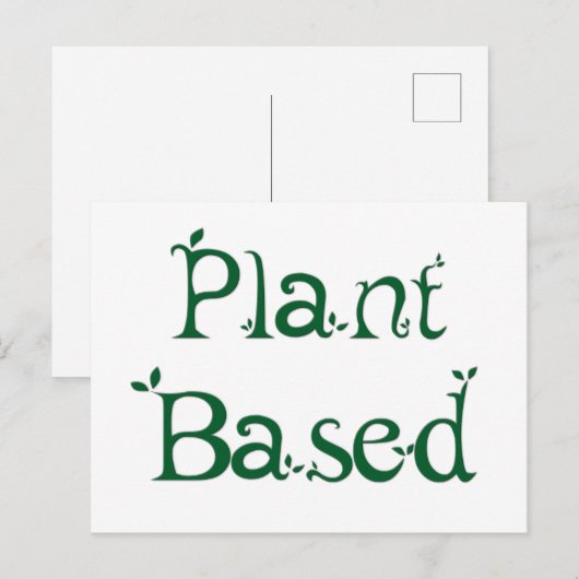 Pflanze Postkarte (Vorne/Hinten)