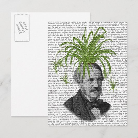 Pflanze Postkarte (Vorne/Hinten)