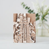 Pflanze Postkarte (Stehend Vorderseite)