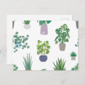 Pflanze Postkarte (Vorne/Hinten)