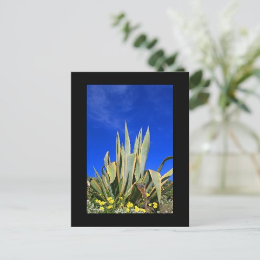 Pflanze Postkarte (Stehend Vorderseite)