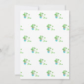 Pflanze Pothos Pflanze Moving Einladung (Rückseite)