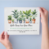 Pflanze Pots Änderung des Flyers der Adresse | Wir Flyer (Hand)