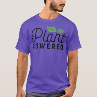 Pflanze Powered Funny Gym Workout Vegetarian Vegan T-Shirt