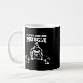 Pflanze Powered Muscle Vegan Power Bodybuilding Gy Kaffeetasse (Links)