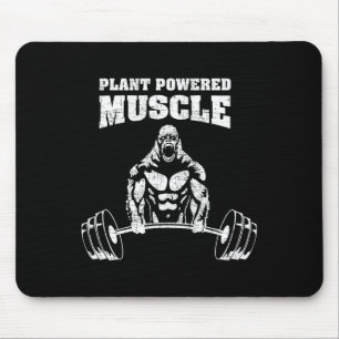 Pflanze Powered Muscle Vegan Power Bodybuilding Gy Mousepad