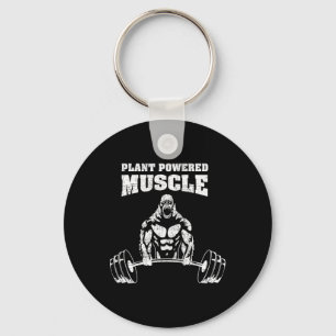 Pflanze Powered Muscle Vegan Power Bodybuilding Gy Schlüsselanhänger