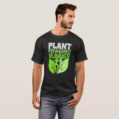 Pflanze Powered Runner T-Shirt (Vorne ganz)