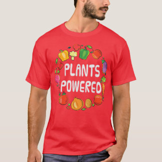 Pflanze Powered Vegan T-Shirt Pflanze basierend Ve