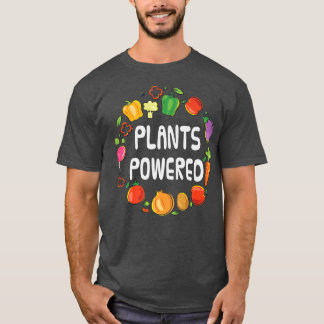 Pflanze Powered Vegan T-Shirt Pflanze basierend Ve