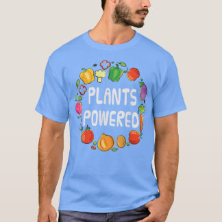 Pflanze Powered Vegan T-Shirt Pflanze basierend Ve