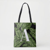 Pflanze Print Monogram Tasche (Vorderseite)