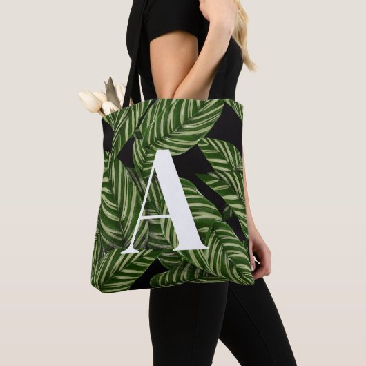 Pflanze Print Monogram Tasche (Von Nahem)