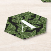 Pflanze Print Monogram Untersetzer (angewinkelt)