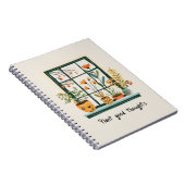 Pflanze Psychische Gesundheit Positiv Notizblock (Rechte Seite)