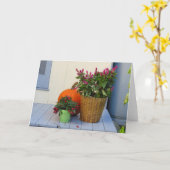 Pflanze Pumpkin und Pepper - Martha's Vineyard Karte (Gelbe Blume)