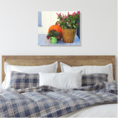 Pflanze Pumpkin und Pepper - Martha's Vineyard Leinwanddruck (Insitu (Schlafzimmer))