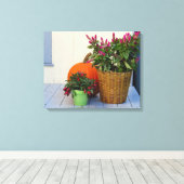 Pflanze Pumpkin und Pepper - Martha's Vineyard Leinwanddruck (Insitu (Holzboden))