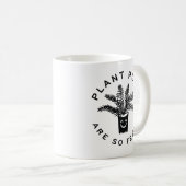 Pflanze Puns sind so flink. Kaffeetasse (VorderseiteRechts)