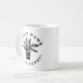 Pflanze Puns sind so flink. Kaffeetasse (Vorderseite Links)
