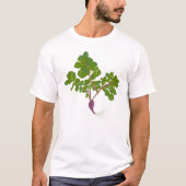 Pflanze Radish Garening T-Shirt (Vorderseite)
