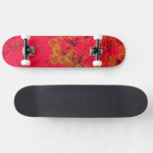 Pflanze Roter Kakteen Skateboard (Horizontal)