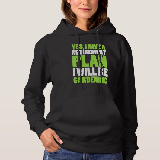 Pflanze - Ruhegarten Hoodie (Vorderseite)