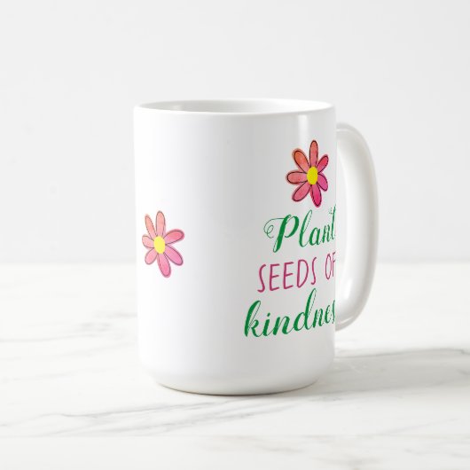 Pflanze-Saatgut von Kindness Classic Kaffeetasse (VorderseiteRechts)