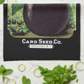 Pflanze-Saatpacketikett Geschirrtuch (Gefaltet)