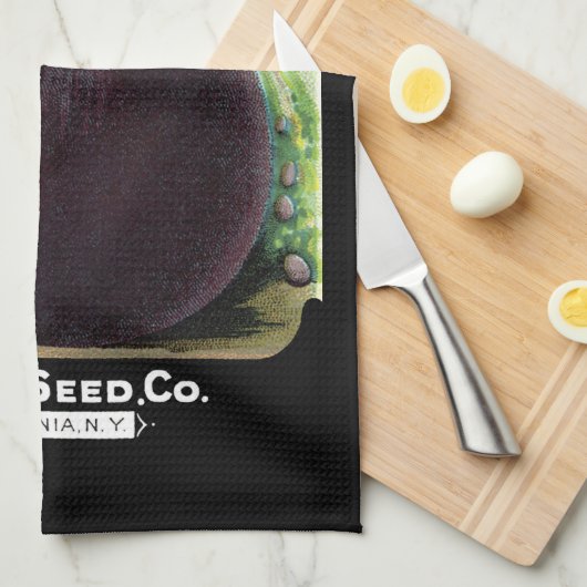 Pflanze-Saatpacketikett Geschirrtuch (Viertel Falte)