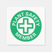 Pflanze Safety Member Paper Napkins Serviette (Vorderseite)