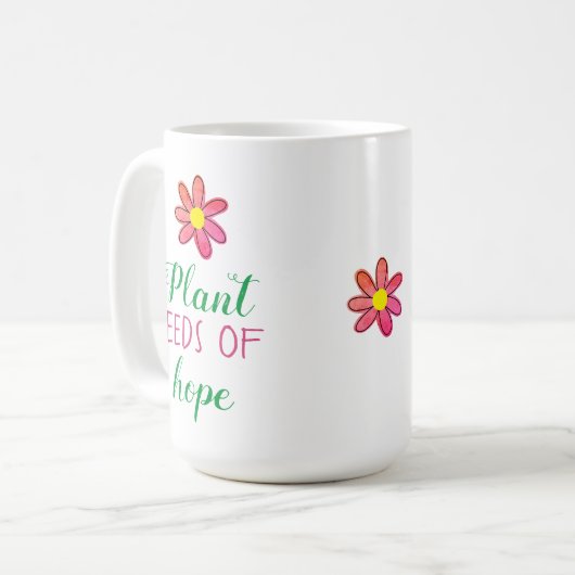 Pflanze Samen der Hope Classic Kaffeetasse (Vorderseite Links)