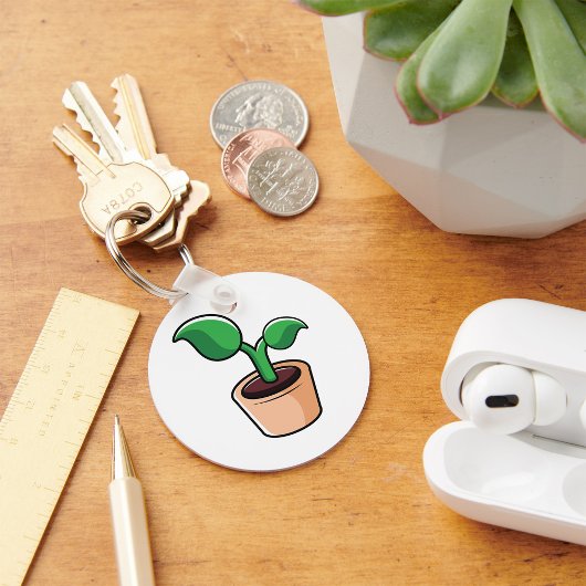 Pflanze Schlüsselanhänger