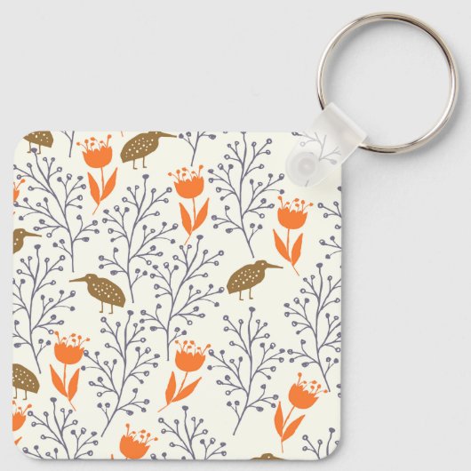 Pflanze Schlüsselanhänger (Rückseite)