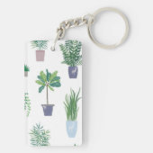 Pflanze Schlüsselanhänger (Rückseite)