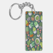 Pflanze Schlüsselanhänger (Vorderseite links)